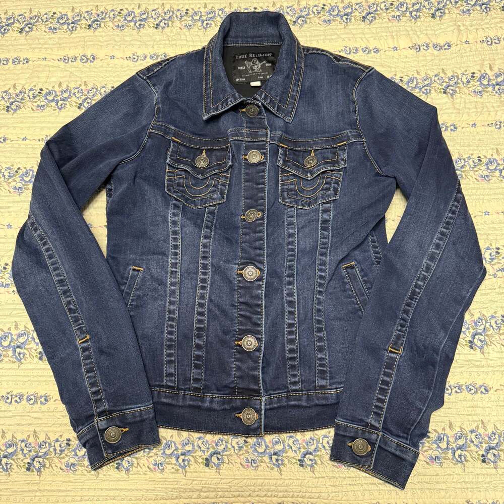 True Religion Emily Western Denim Jean Jacket